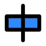 Align Horizontally SVG Icon